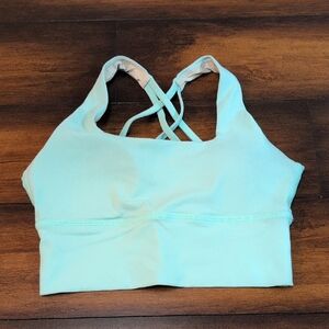 Elite Eleven Mint Square Neck Bra Size Small